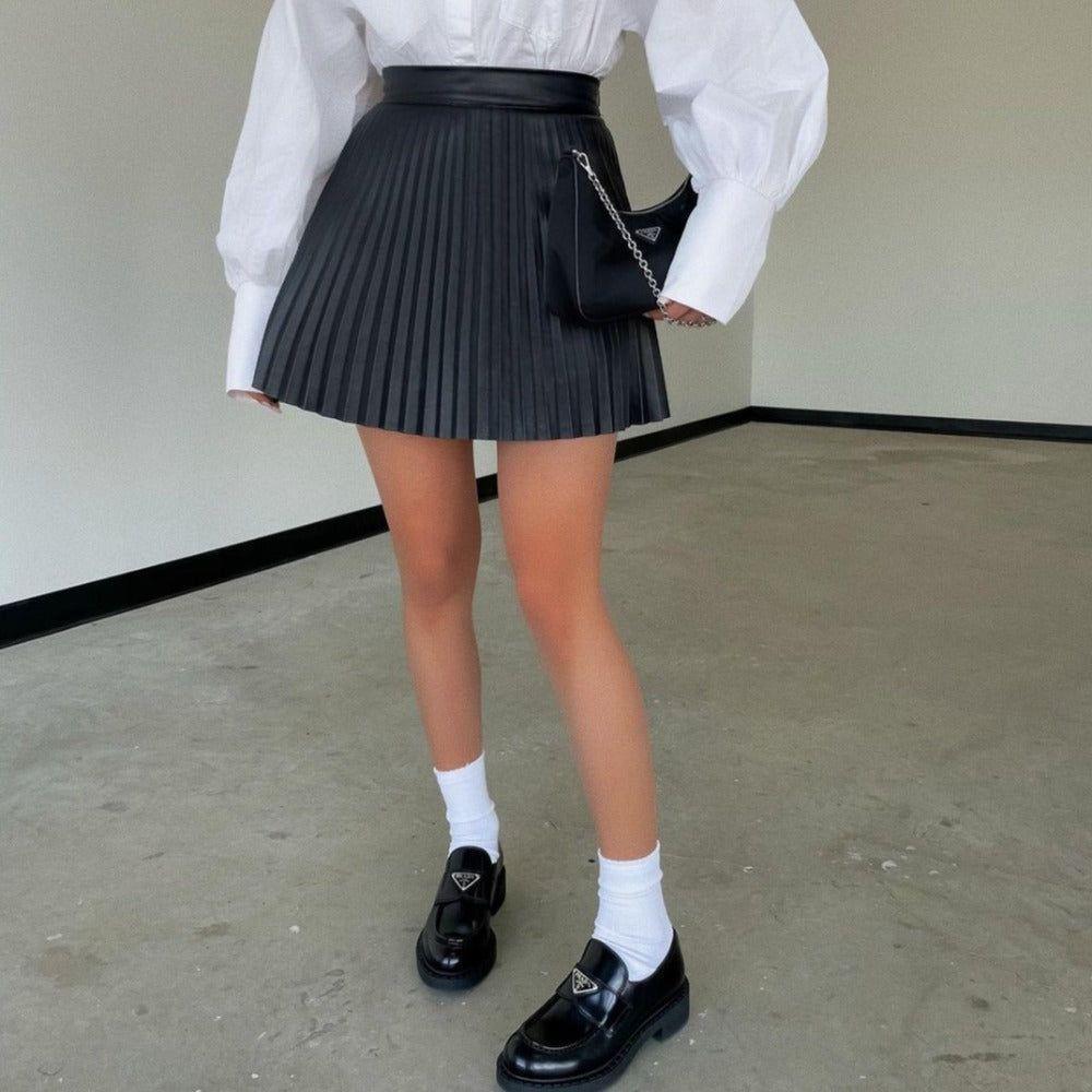 Dora Pleated Mini Skirt